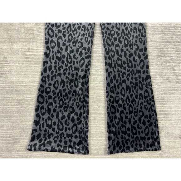 Cuddl Duds Pajama Pants Womens Medium Gray Animal Print Pull On Polyester Blend - Picture 3 of 13